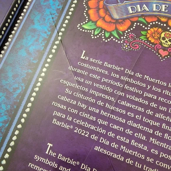 Barbie Signature Doll, 2022 Dia De Muertos Collectible NIB - Picture 11 of 12